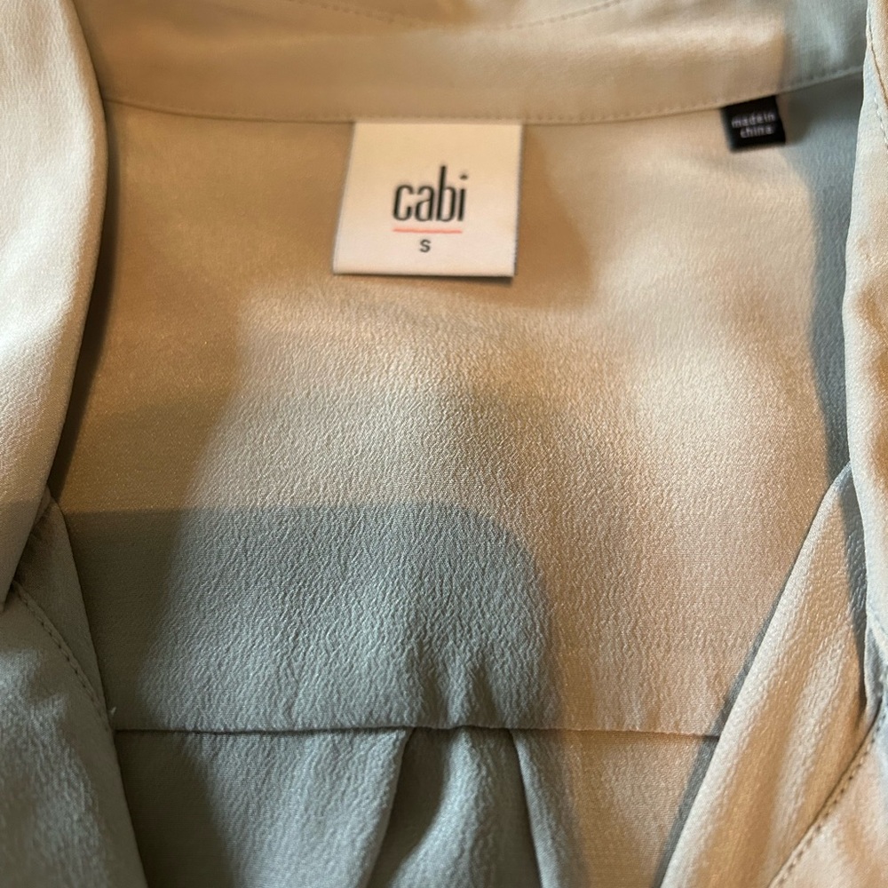 CAbi Light Sand Women's Blouse - Picture 5 of 5